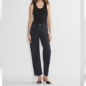 Aritzia Denim Forum The '90s Marlo Hi-rise Baggy Jean in black